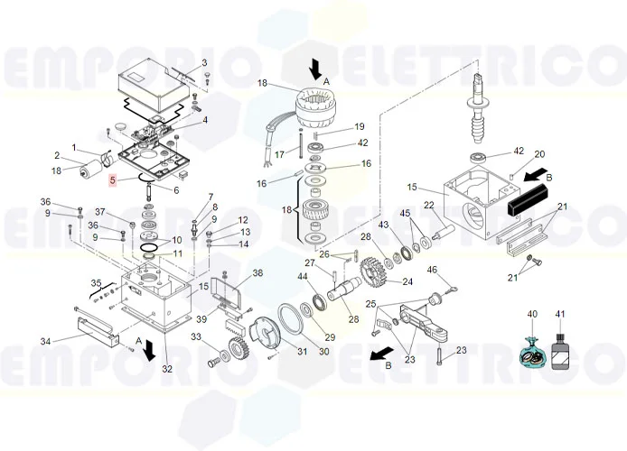 faac spare part o-ring 2,62x56,82 nb70 7090620025