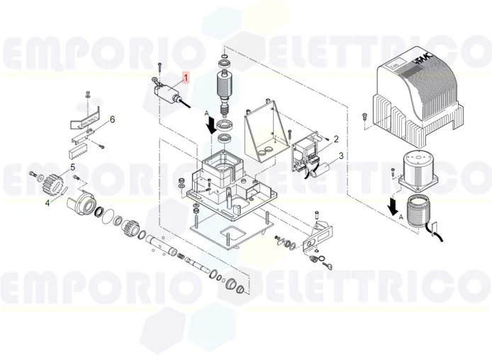 faac spare part limit switch for 748d 758203