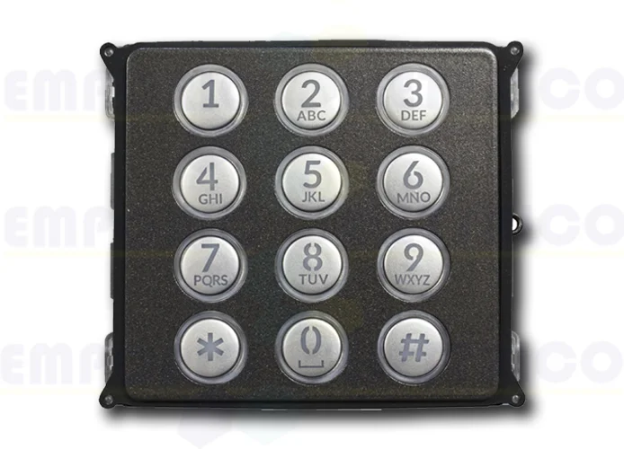 came bpt painted zamak keyboard module front panel mtmfnavr-ma 840xc-0290