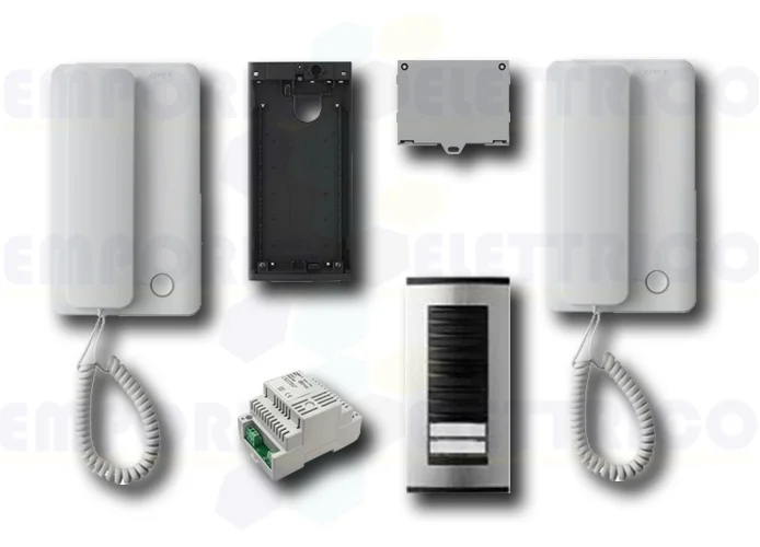 came bpt two-family intercom kit, system 200 agt2k200a03 8k40ca-007