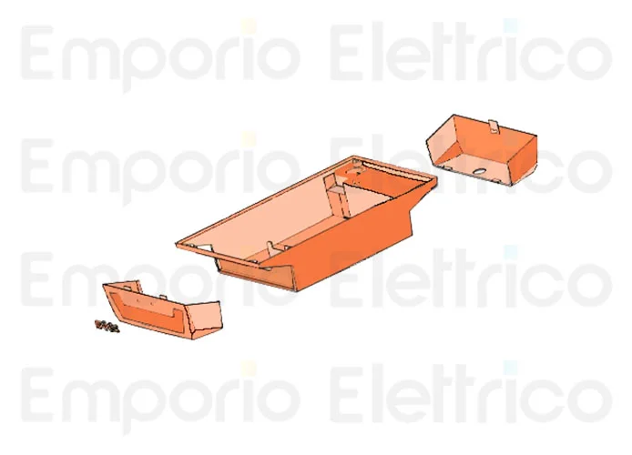 faac spare part full body d600/1000 with button 392004