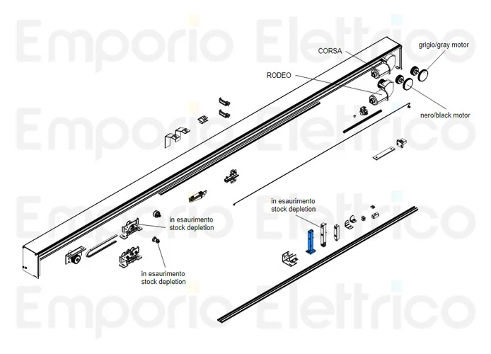 came spare part fixed leaf latches 2 pcs corsa rodeo 119rip102