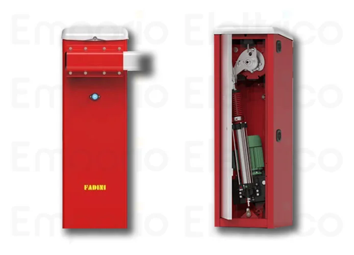 fadini 230V automatic barrier, right-hand version, for 3.20m bars bayt980 9801dxl